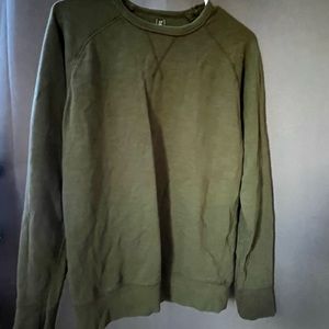 Army green sweatshirt
